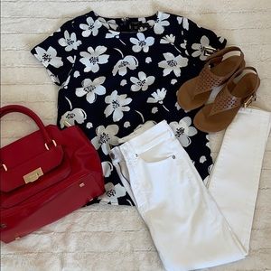 Ann Taylor Floral Blouse